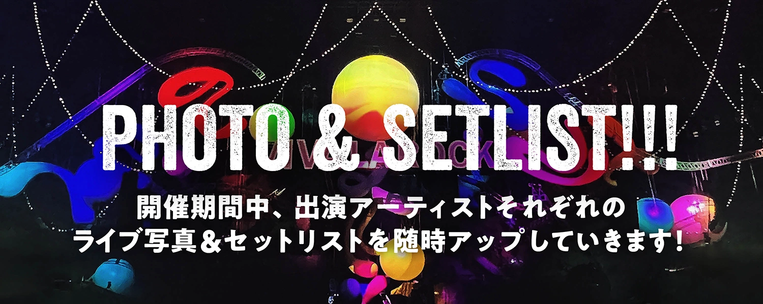 PHOTO&SETLIST